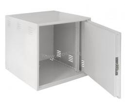 Настенный антивандальный шкаф сейфового типа, 12U, Ш600хВ600хГ600мм, серый ( EC-WS-126060-GY )