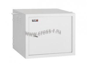 Настенный антивандальный шкаф 19", 9U, Ш600хВ501хГ545мм, серый ( TWS-096054-M-GY )