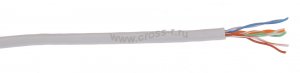 Витая пара ITK U/UTP кат.5E 4х2х24AWG solid PVC (серый) ( LC1-C5E04-111 )