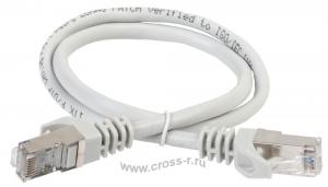 ITK Коммутационный шнур (патч-корд), кат.5Е FTP, 15м, серый ( PC01-C5EF-15M ) 